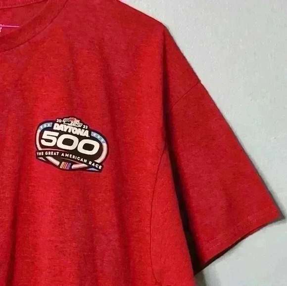 Nascar 2022 Daytona 500 men's t-shirt, red, size XL. - Picture 1 of 9